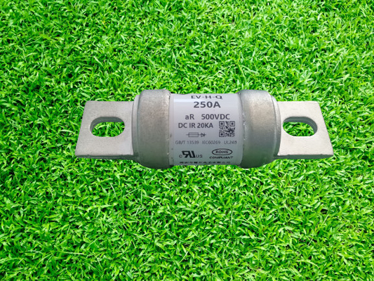 شحن كومة 150A EV الصمامات ، ANS Fuse Base Short Circuit Fuse