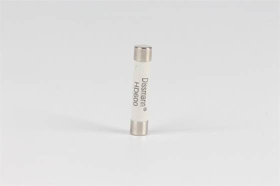6.3x32mm Ceramic Fuse UL معتمد من Dissmann HDP6 series 500VDC / VAC يمكن استخدام فتيل Littelfuse 505