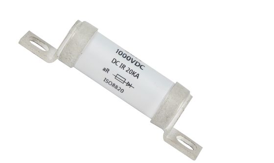 أبيض BS88 60a Fuse Ceramic Material 1000VDC ISO8820 Standard