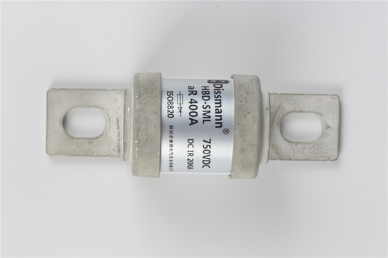 صمام حماية لأنابيب الألياف أشباه الموصلات ، DC750V 400Amp Ceramic BS88 Fuse