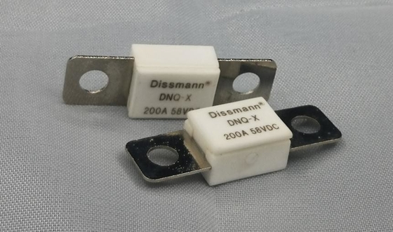 فتيل فاصل زمني لمادة السيراميك ، صمامات الجهد المنخفض DC58V 200A