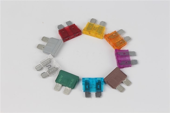 نحاس قصدير تصفيح PBT Mini LED Car Blade Fuse 1A-40A التصنيف الحالي