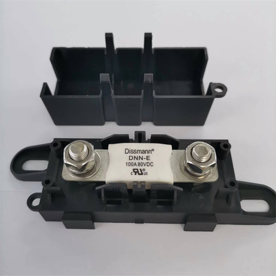صمامات الجهد المنخفض DC32V ذات التوصيل المسطح معتمدة من UL مع حامل المصهر
