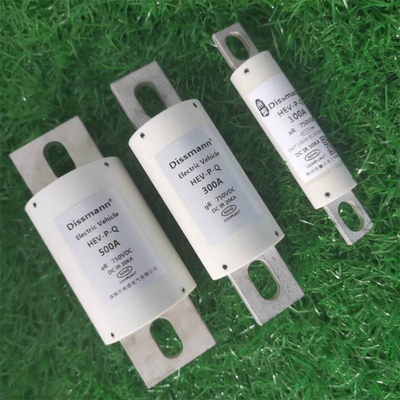 750VDC تخزين الطاقة Dissmann 300Amp DC Fuse Fiber Tube Material