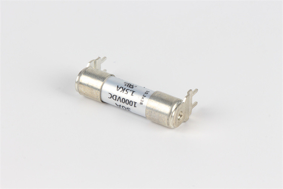قدرة كسر عالية Dissmann Fuse 10x38mm ، مصهر سيراميك ذو دبوسين معتمد من UL