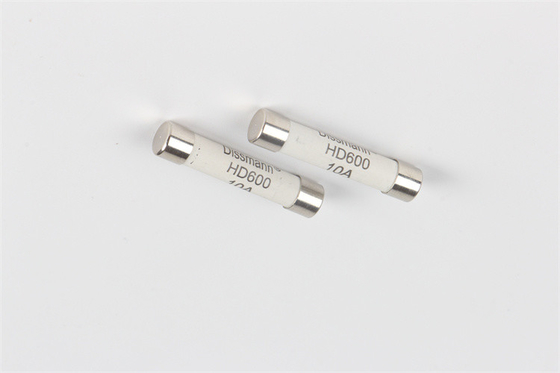 6.3x32mm Ceramic Fuse UL معتمد من Dissmann HDP6 series 500VDC / VAC يمكن استخدام فتيل Littelfuse 505