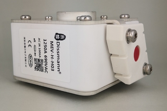 IEC60269-4 صمامات الطاقة الصناعية ، فتيل خرطوشة تأخير زمني مربع