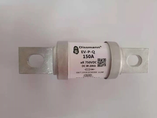 125 أمبير NH Type HRC Fuse 1000VDC المصنف لركام شحن EV