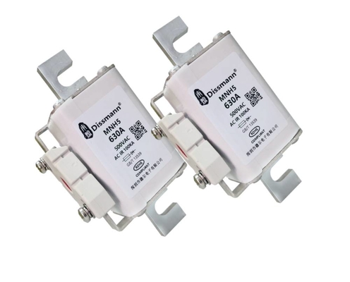 UL248-13 NH Type HRC Fuse 630A التصنيف الحالي لخزانة إمداد الطاقة