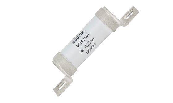 أبيض BS88 60a Fuse Ceramic Material 1000VDC ISO8820 Standard