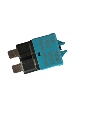 28VDC Resettable Circuit Breaker Blade Fuse ، 15A Auto Reset Blade Fuse