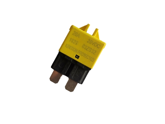 نايلون Resettable دائرة كهربائية بليد فيوز ، 28VDC Resettable Mini Blade Fuse