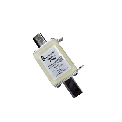 DC50KA Mini Car Blade Fuses ، نظام تخزين الطاقة White Ceramic Fuse