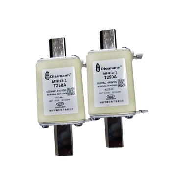DC50KA Mini Car Blade Fuses ، نظام تخزين الطاقة White Ceramic Fuse