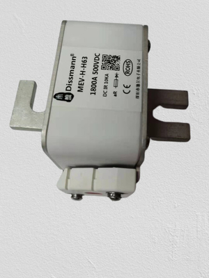 مصهر حماية أبيض أشباه الموصلات 1800A ، 500v Ceramic Fuse IEC60269